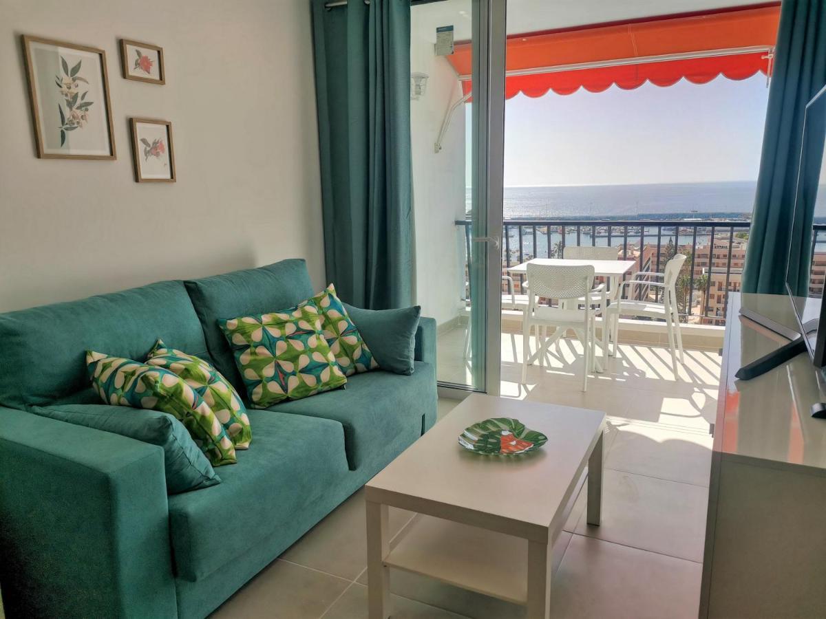 La Serenata Los Cristianos Achacay Vue Panoramique Ocean Appartement Luaran gambar
